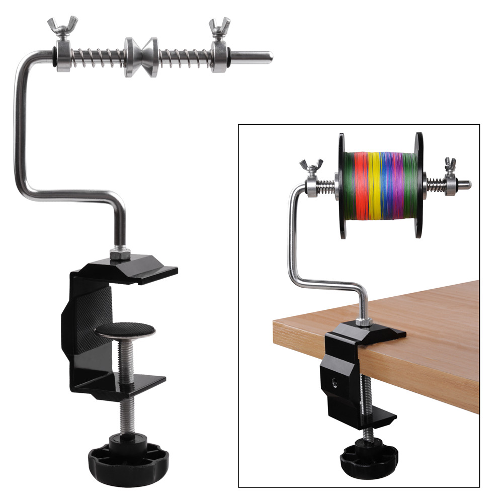 Fishing Line Dispenser - Tragbarer Angelschnurwickler mit Klemme, verstellbarer, stabiler