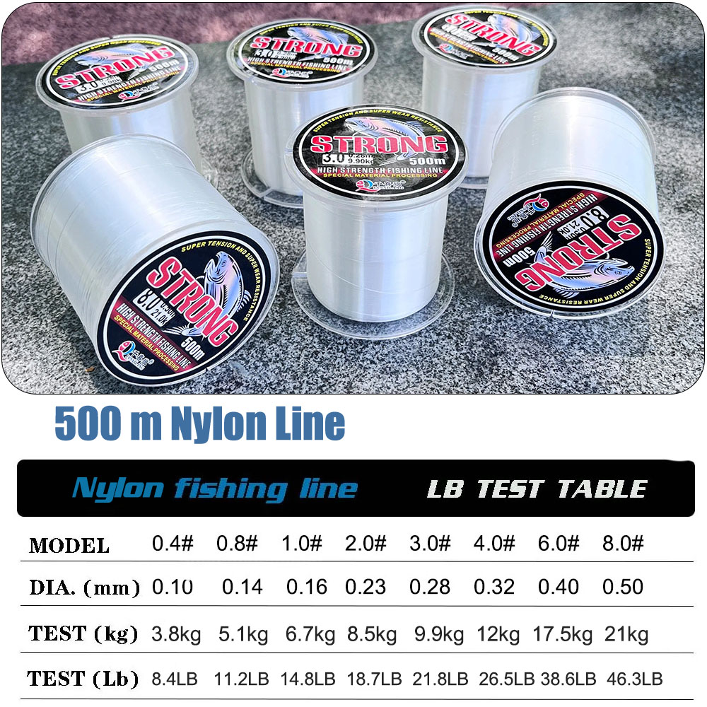 Limnoid 500 m Nylon-Angelschnu – Fluorocarbon Line Bewertung und Preis