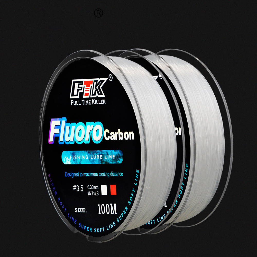 100m Fluorocarbon-Köderschnur, – Fluorocarbon Line Bewertung und Preis